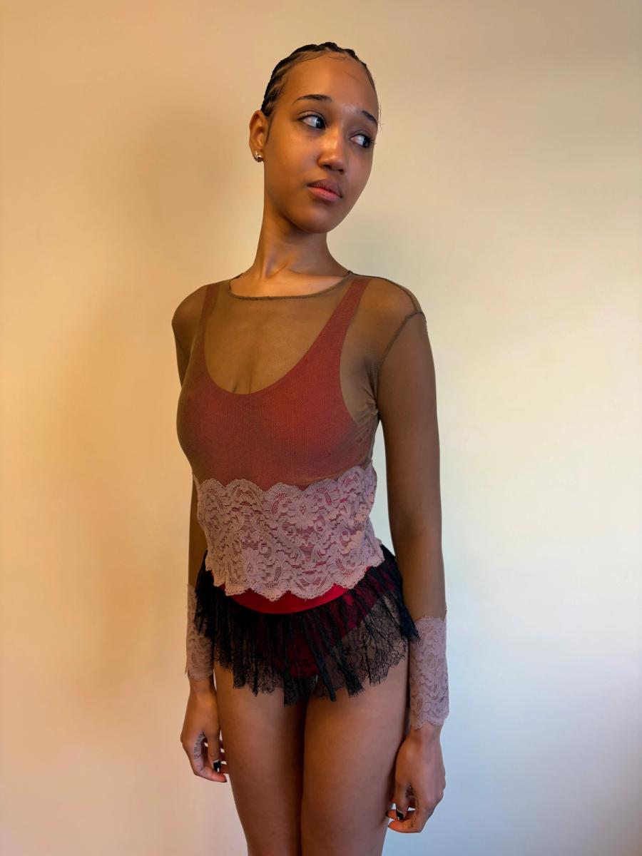 Vintage Jean-Paul Gaultier Mesh and Lace Top product image
