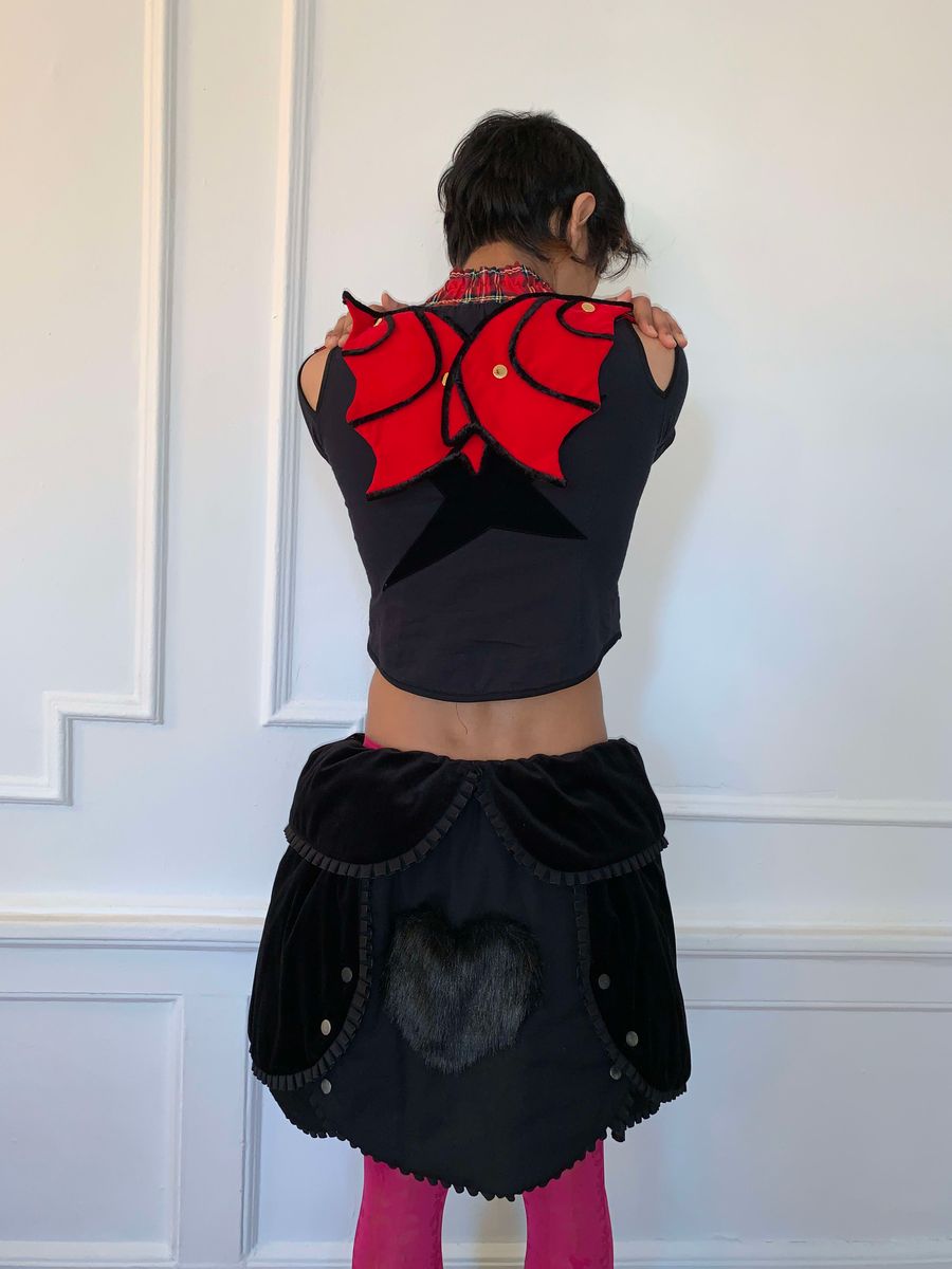 Takuya Angel 'Mononoke Heart' Cape / Mini Skirt  product image