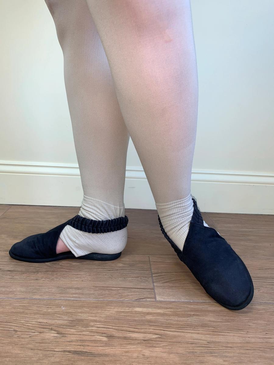 80s IS Issey Miyake Asymmetrical Slipper Shoes product image