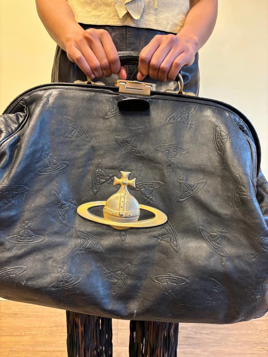 Vivienne Westwood "On Liberty" Leather Doctor Bag with Oversized Brass Orb  product image