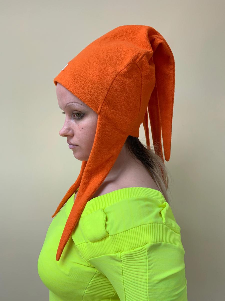 Fötus Orange Fleece Spike Hat product image