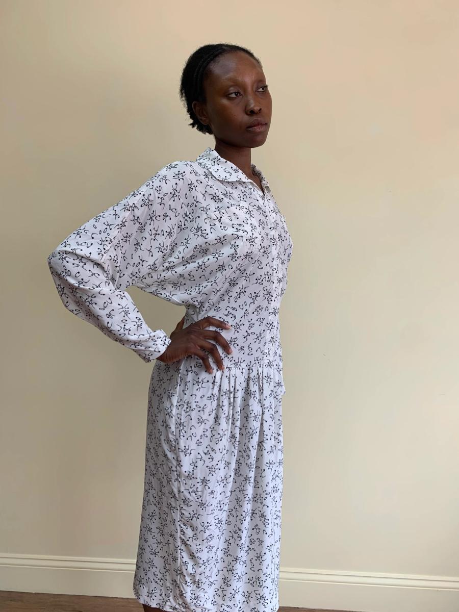 1980s Norma Kamali Safety Pin Dress product image