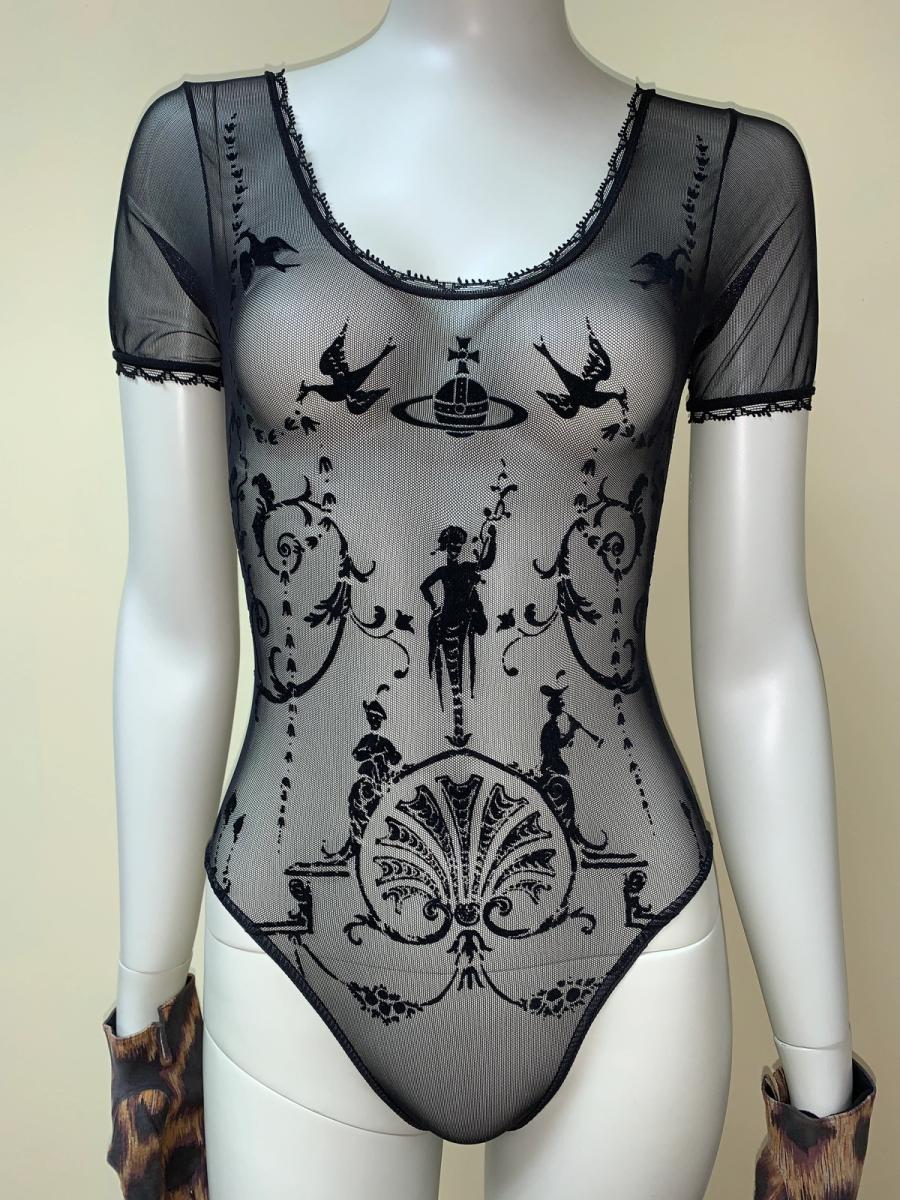 1992 Vivienne Westwood Black Boulle Leotard product image