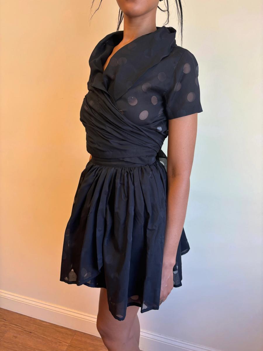90s Chantal Thomass Polka Dot Voile Set product image
