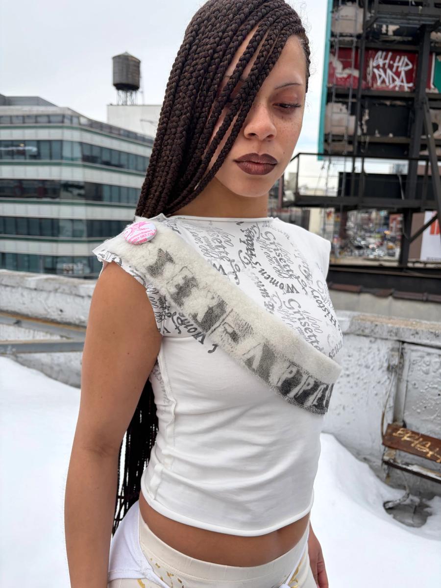 Sex Appeal Detachable Fur Tee product image