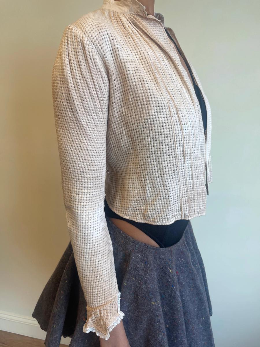 Antique Edwardian Monkscloth Shirtwaist product image