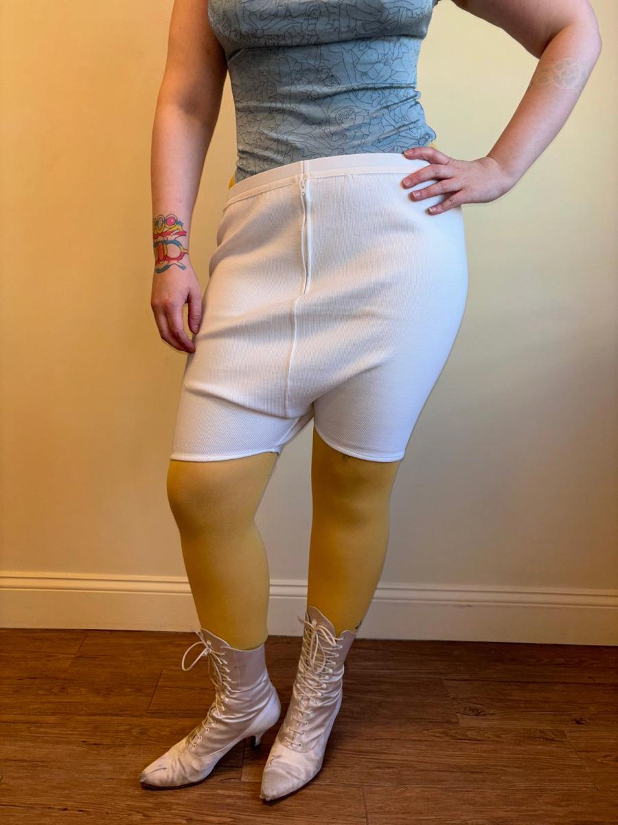 80s Jean-Paul Gaultier Public Underwear Skirt product image