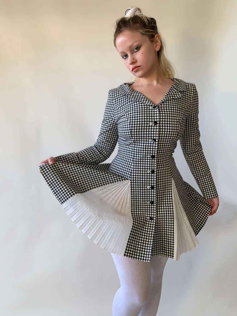 Chantal Thomass Gingham Jacket Dress product image