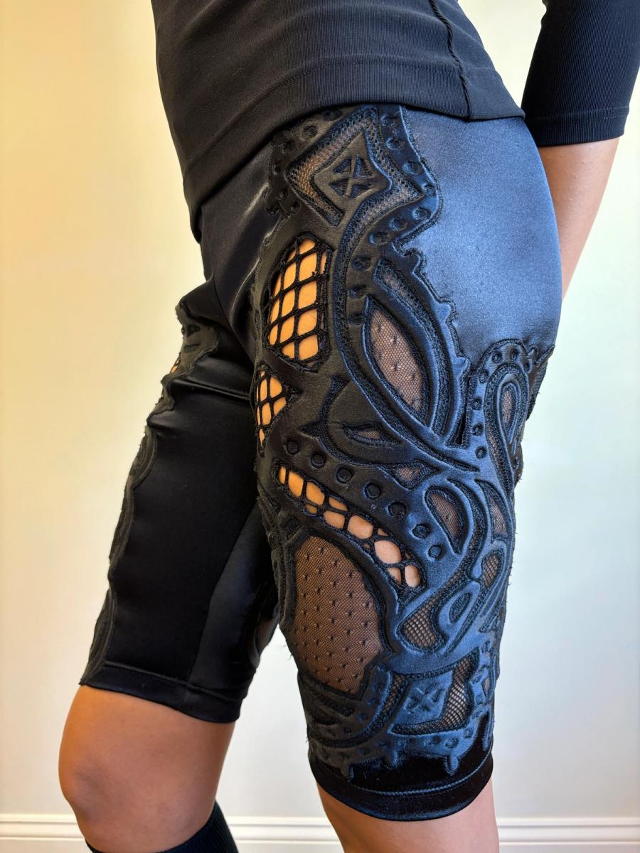 KTZ Trapunto Cutout Bike Shorts product image