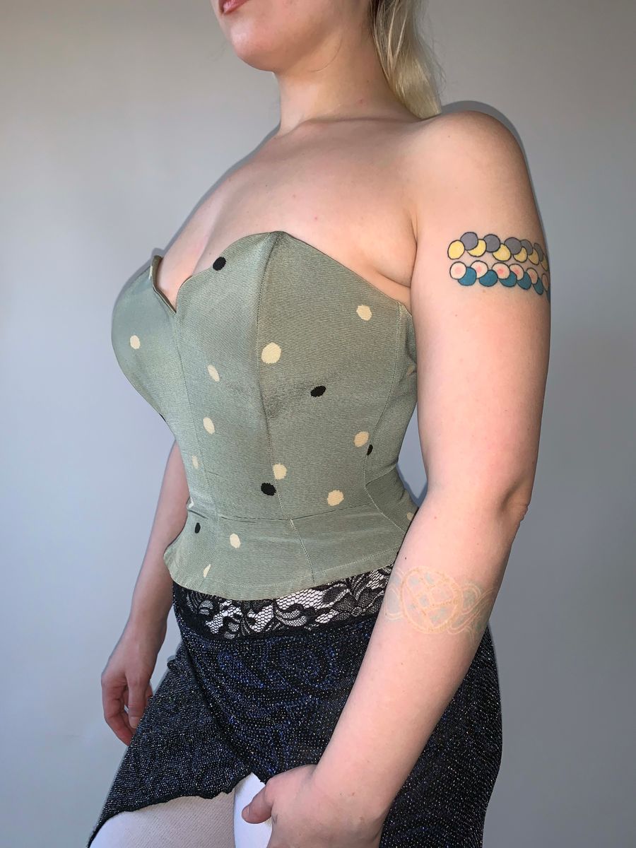 50s Dotted Atomic Kestos Bustier product image