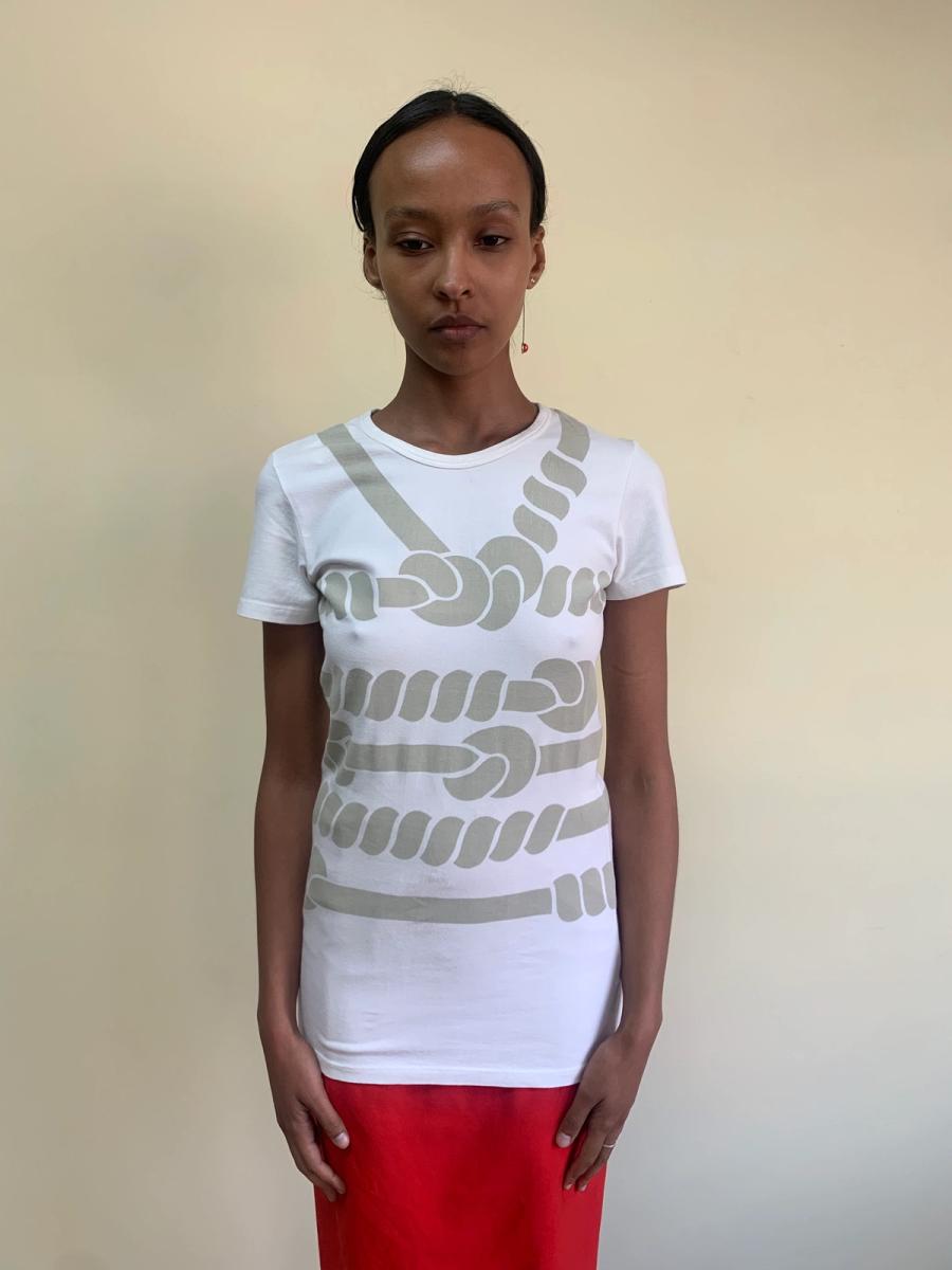 Vivienne Westwood SS 1998 Tromp L'oeil Rope Bondage Tee product image