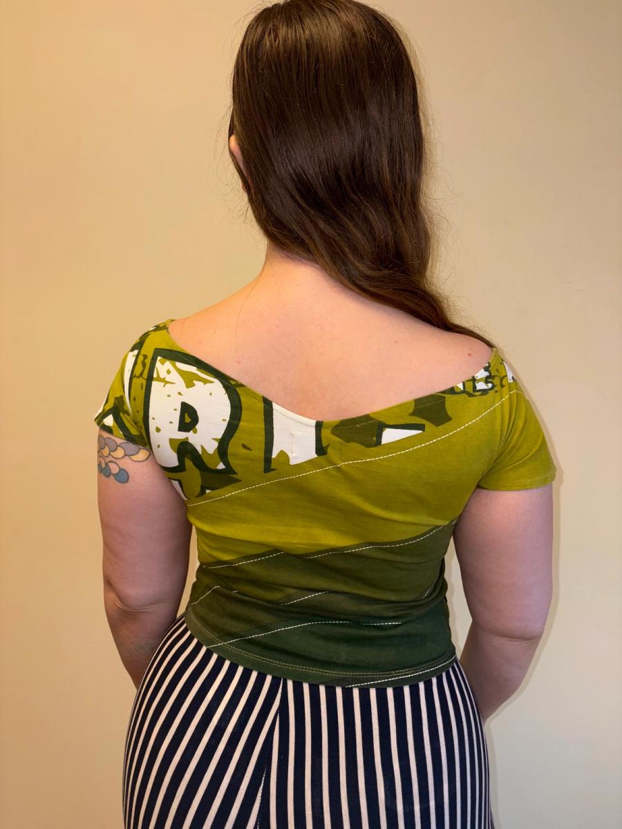 Vintage Sequin Redhead Pinup Girl T-shirt product image