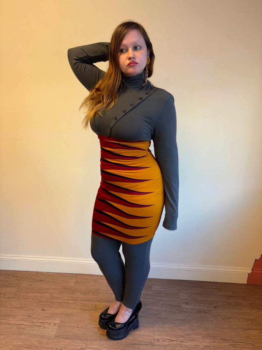 1987 Jean- Paul Gaultier Jagged Bodycon Skirt product image