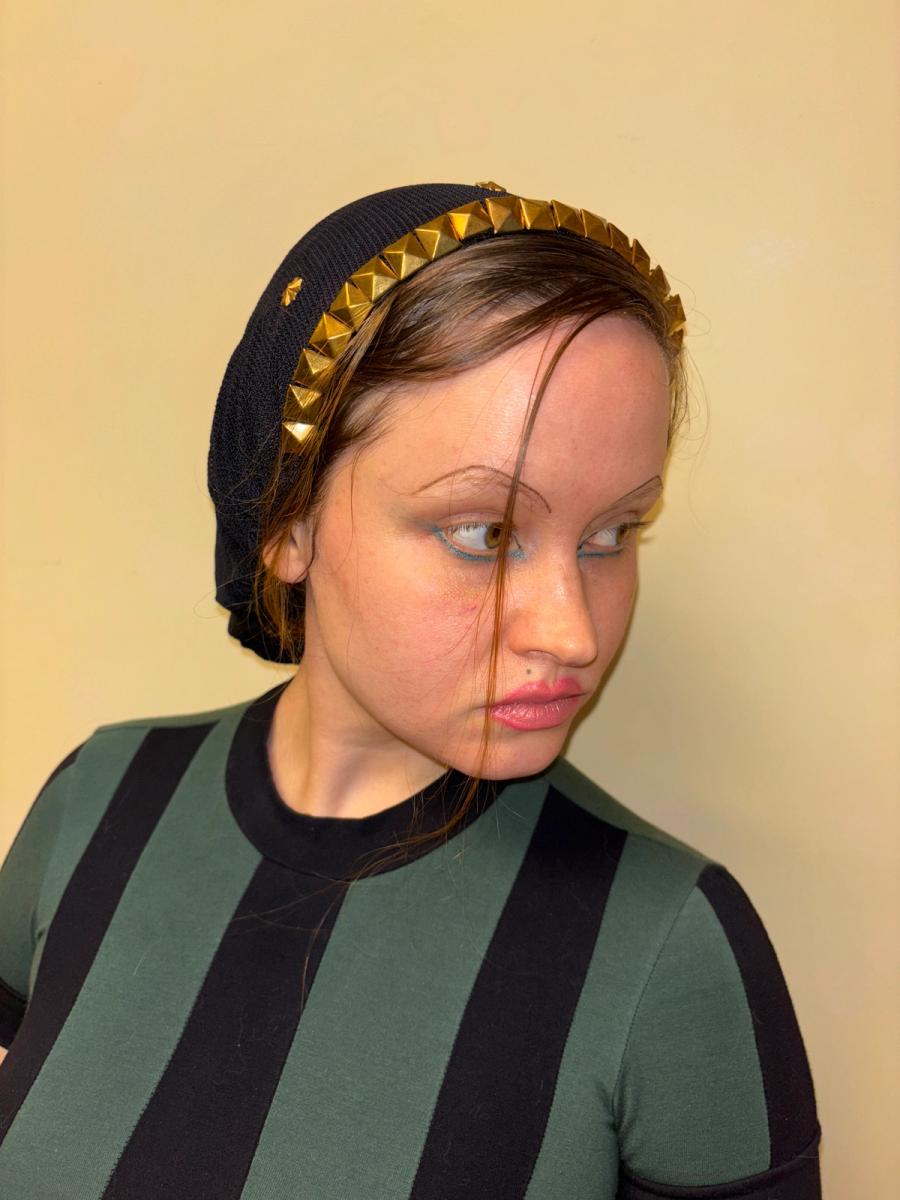 1940s Studded Mesh Snood  product image