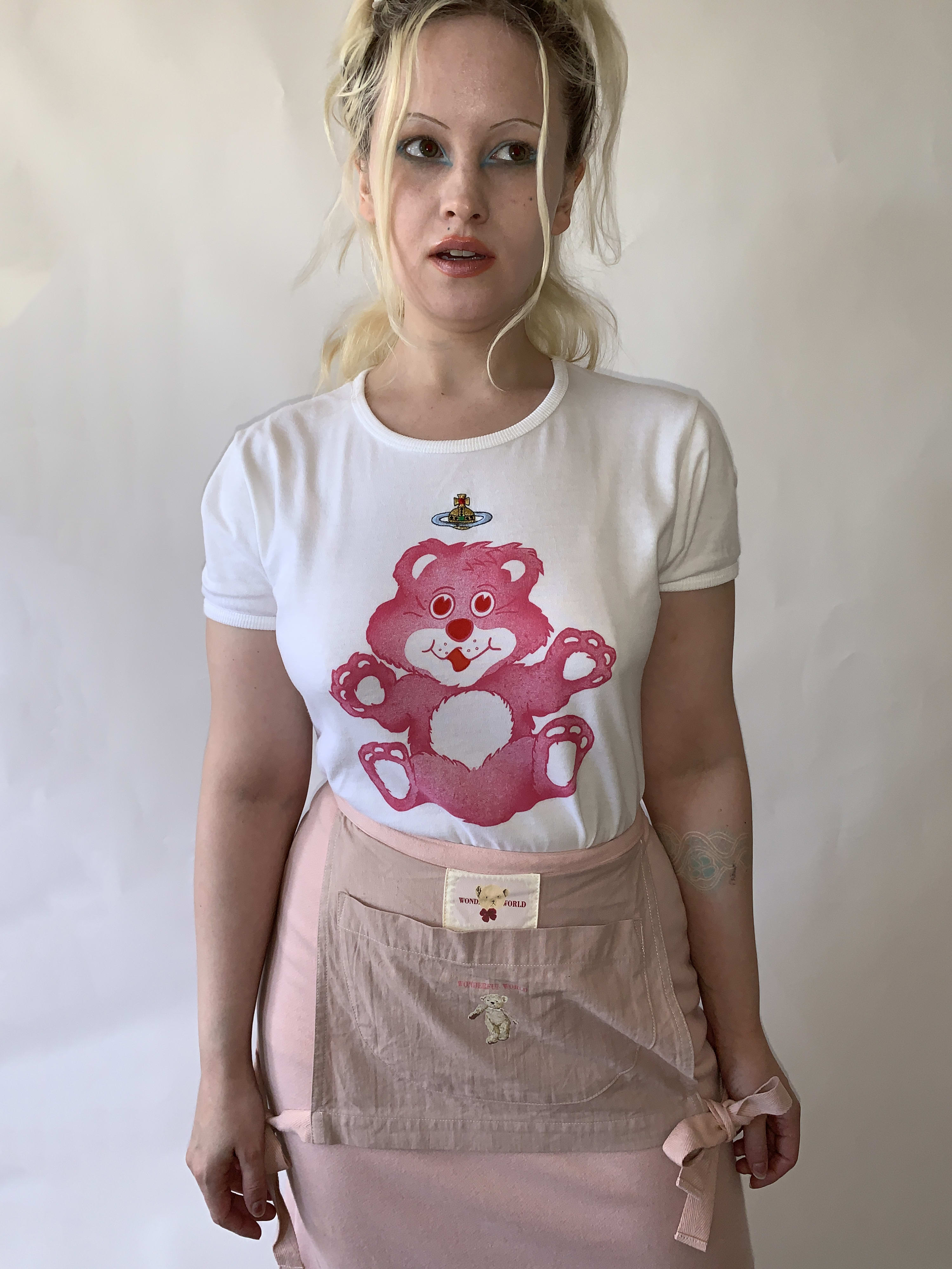 90s Vivienne Westwood Pink Teddy Bear T-Shirt