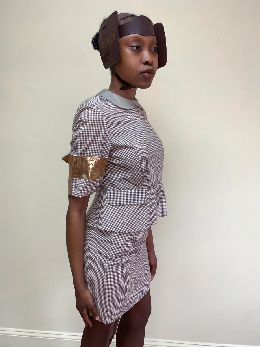 Vivienne Westwood 1989 'Civilizade' Gingham Suit With Gold Frame product image