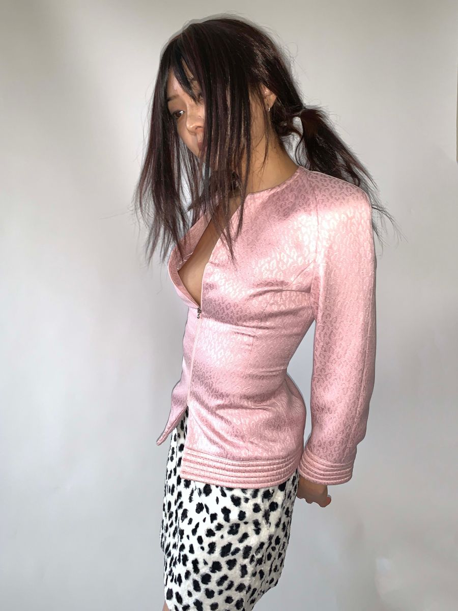 Jean Louis Scherrer Pink Leopard Jacket product image
