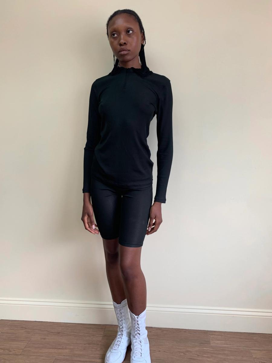 80s Gaultier Fringe Hood Set product image