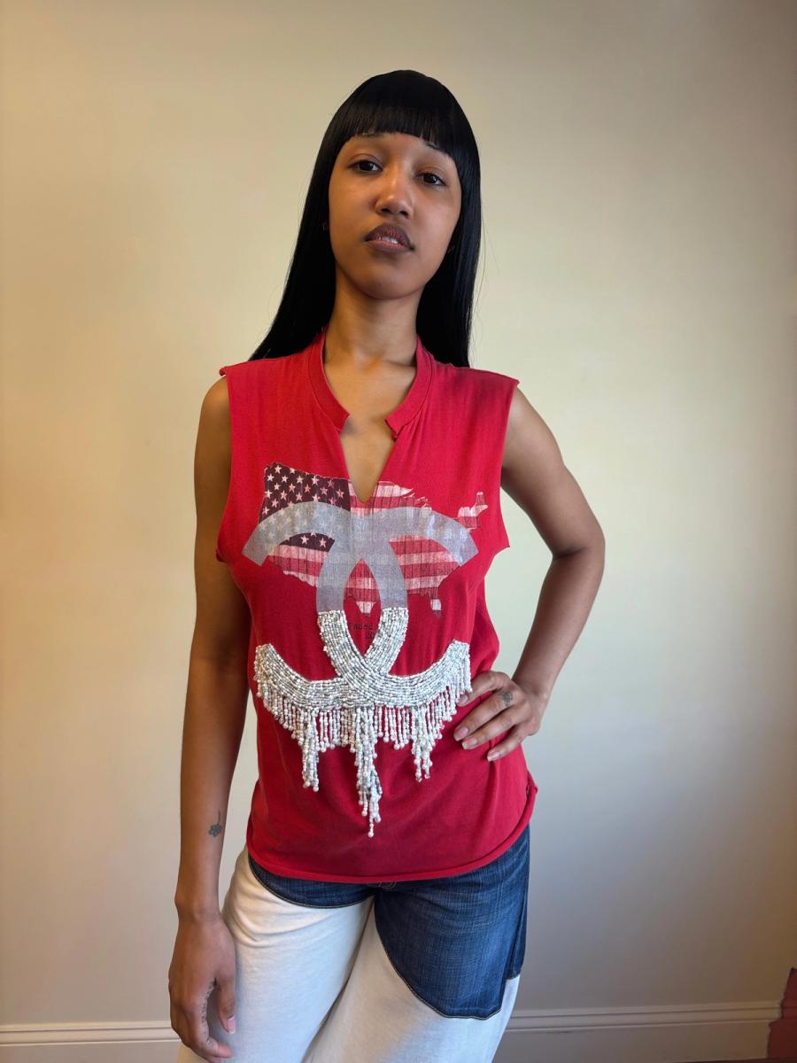 DryCleanOnly Chanel Beaded Tank product image