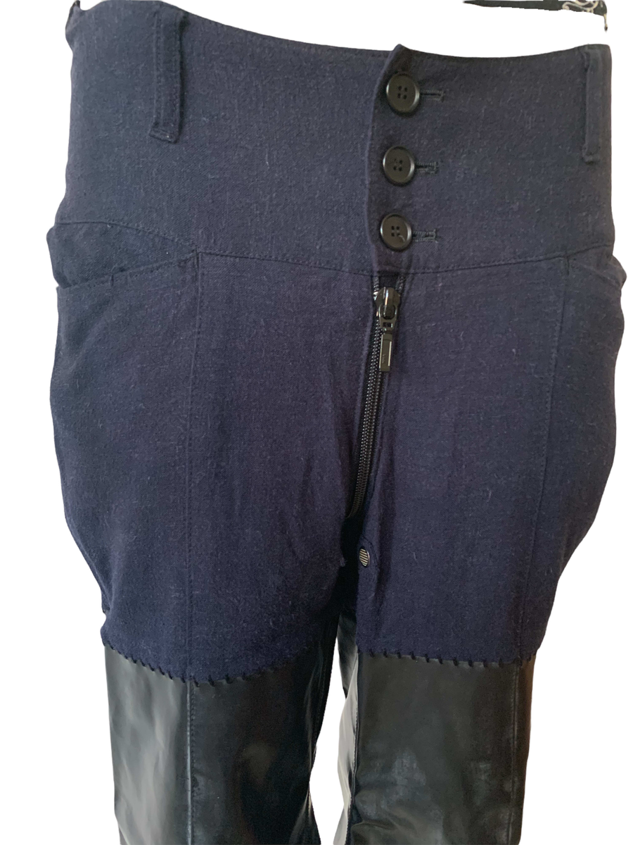 Heretic Goes Round Rubber Zip Crotch Pants product image