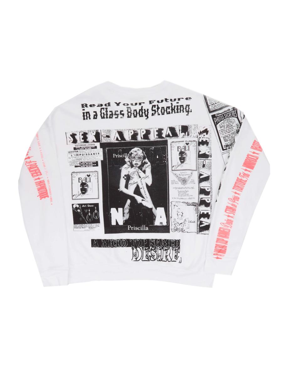 SEX-APPEAL Newsprint Sweatshirt - #1 XPOSED product image