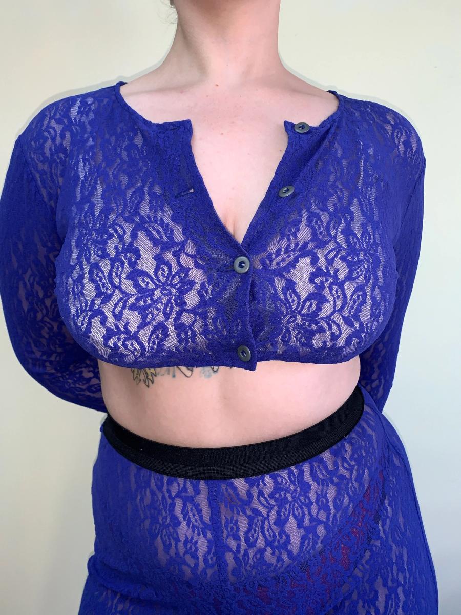 80s Gaultier Public Lace Set  product image