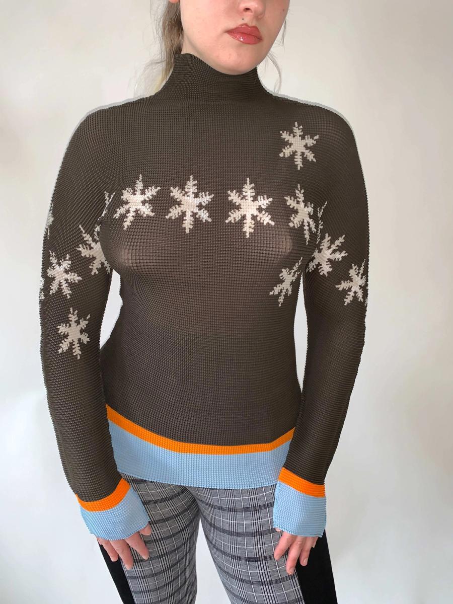 Issey Miyake Pleated Snowflake Shirt product image