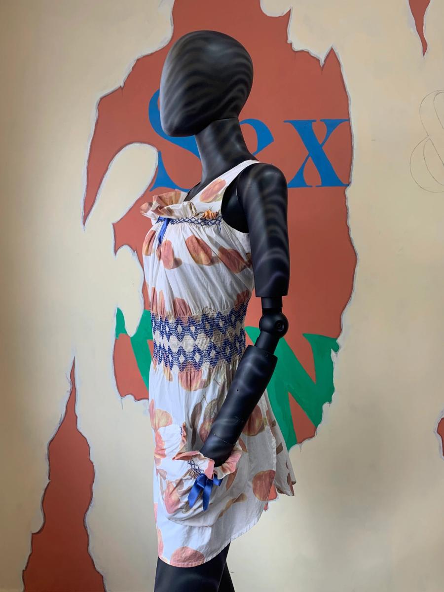 Vivienne Westwood S/S 1997 'Vive la Bagatelle' Smocked Peach Dress product image