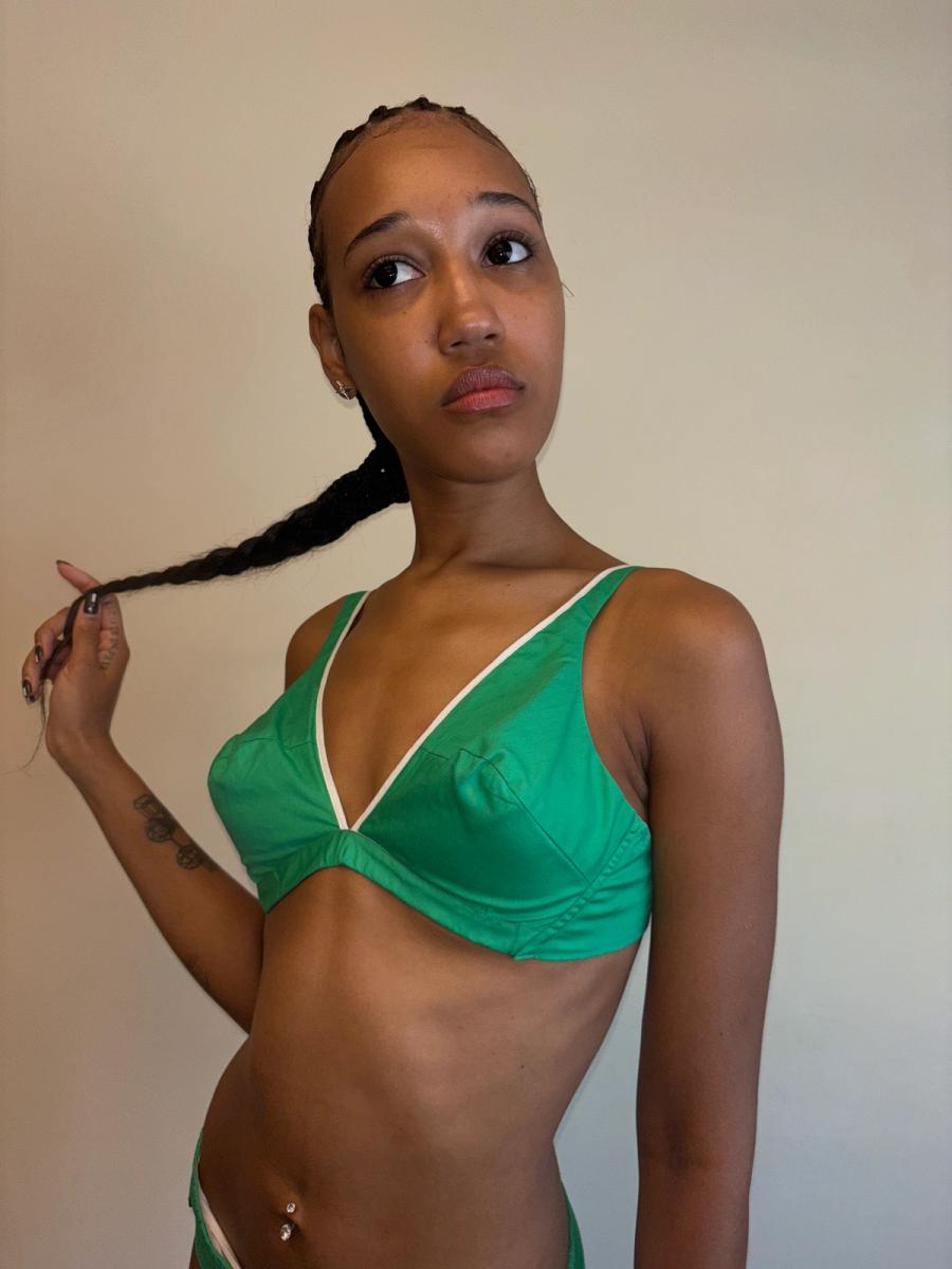 1960s Green Bikini with Metal Belt product image