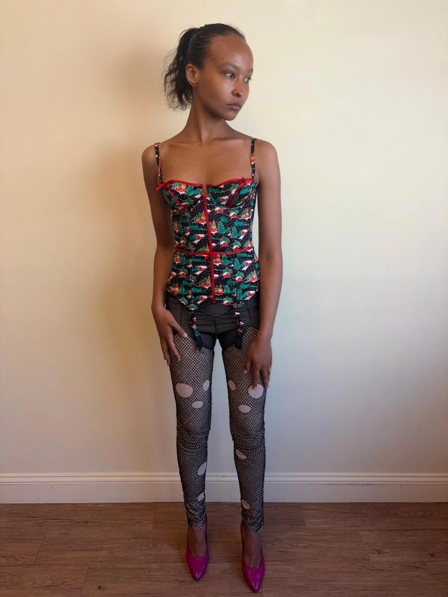 Vintage Chantal Thomass Christmas Present Bustier product image