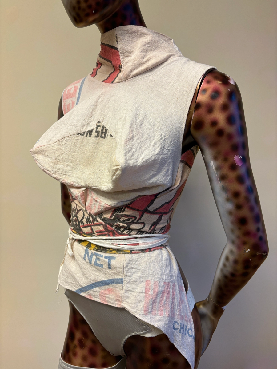 Feedsack Bullet Bra Wrapping Top - Cowboy product image