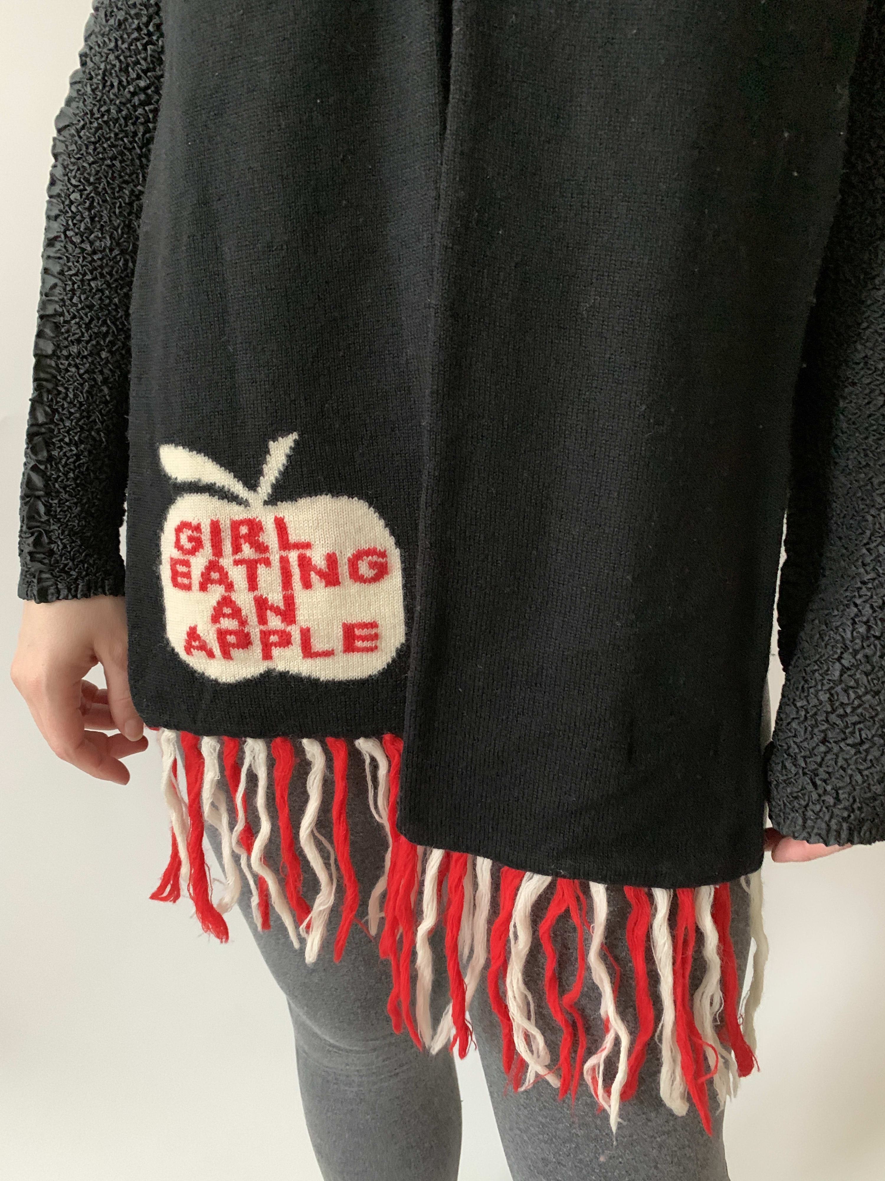 Antoni & Alison 'Girl Eating An Apple' Scarf