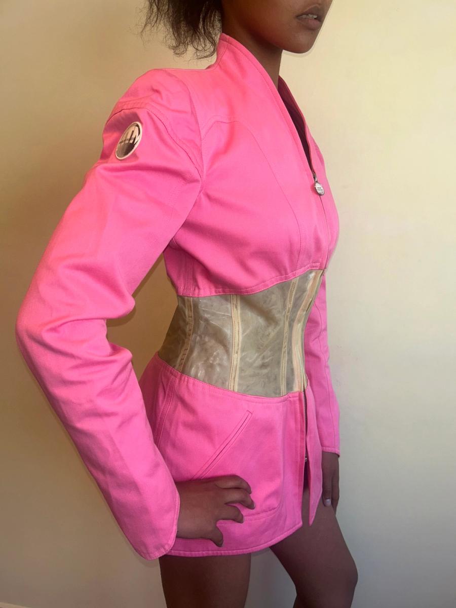 Thierry Mugler Trademark MTM Hot Pink PVC Jacket product image
