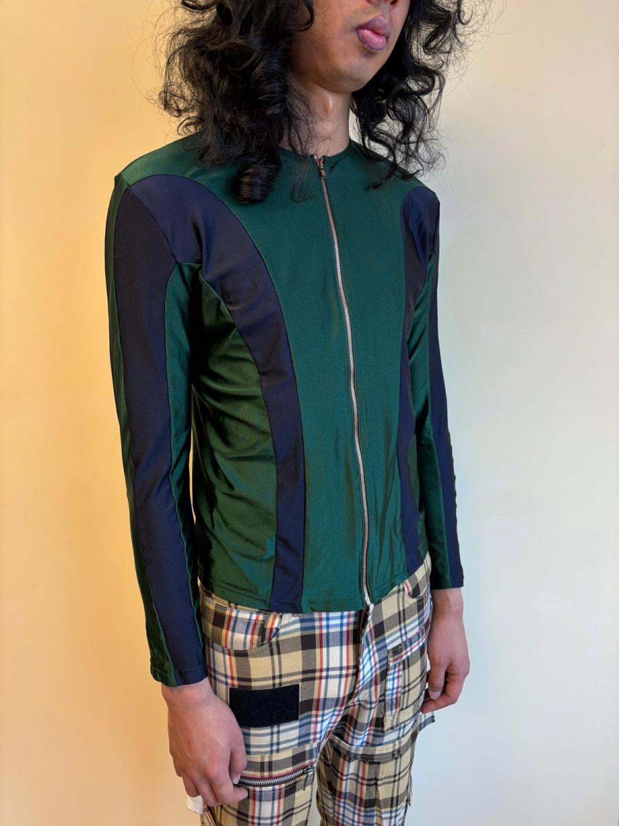 90s Junior Gaultier Green Jogging Zip Up product image