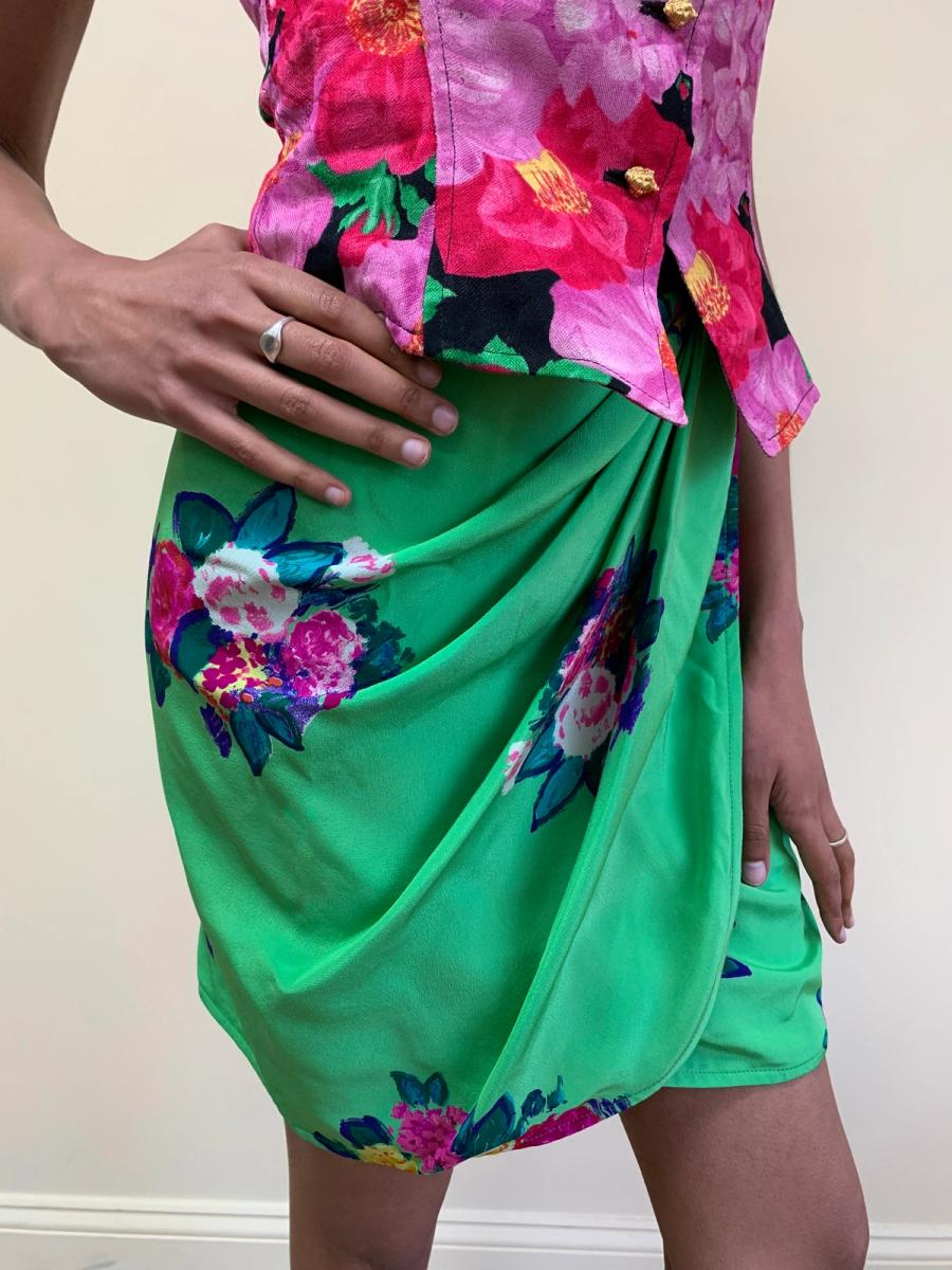 1980s Emaneul Ungaro Floral Set product image