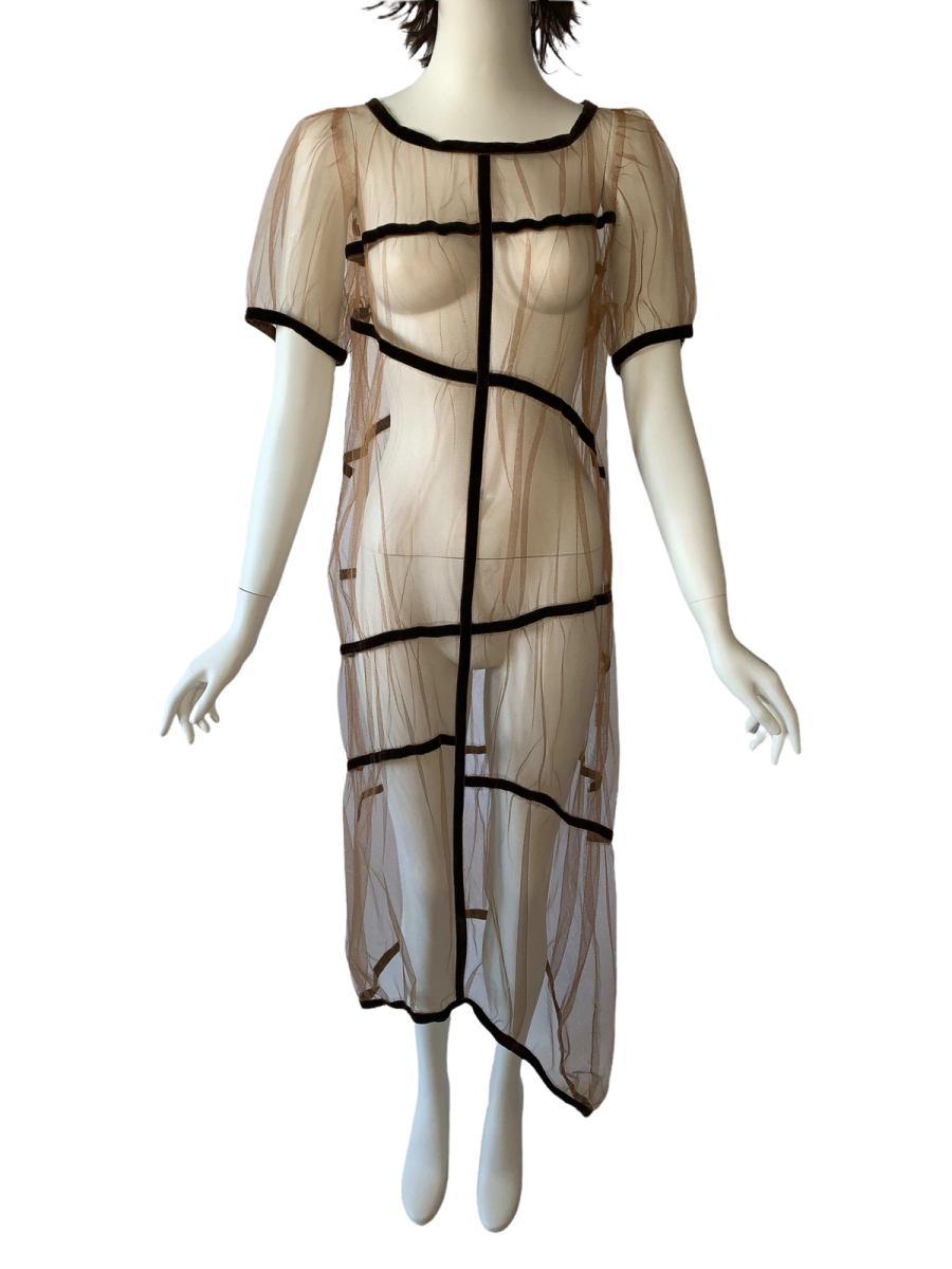 Condire / 20471120 Sheer Patchwork Dress product image