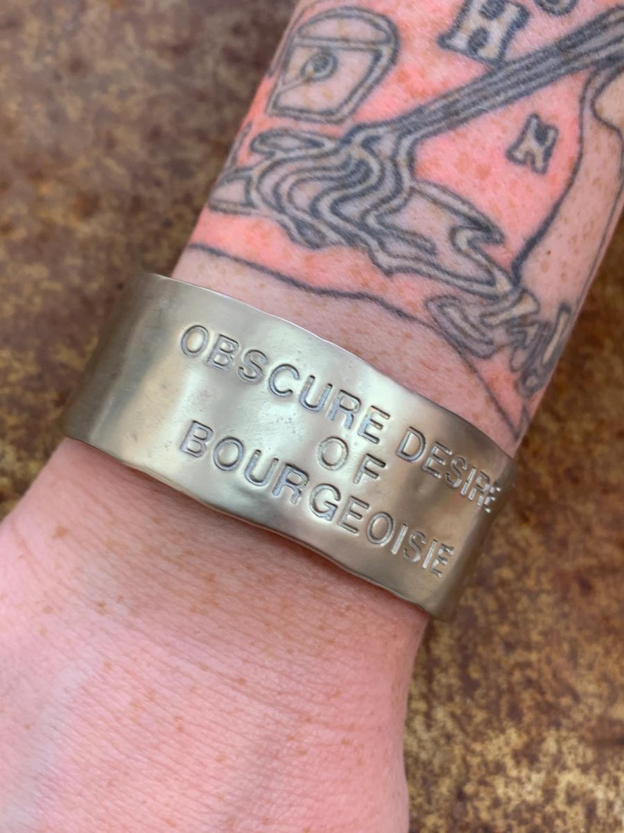 Obscure Desire of Bourgeoisie Steel Cuff product image