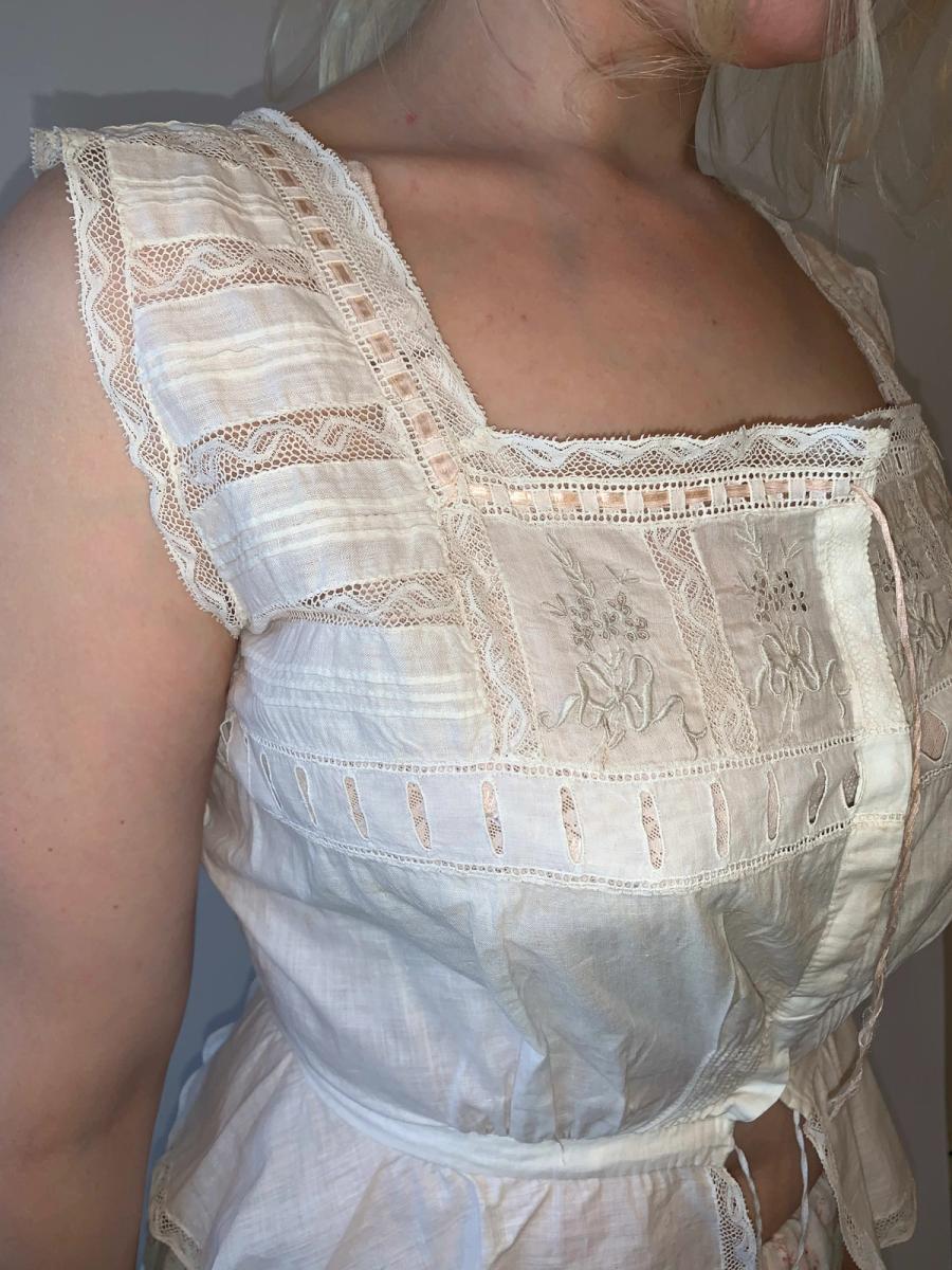 Edwardian Ribbon and Wheat Corset Cover product image