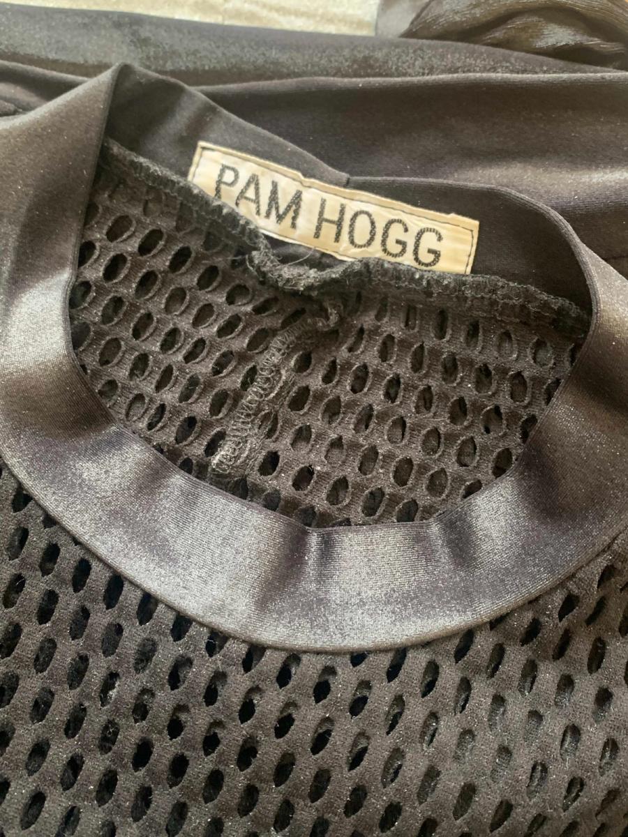 1980s Pam Hogg Boob Tie Fishnet Top  product image