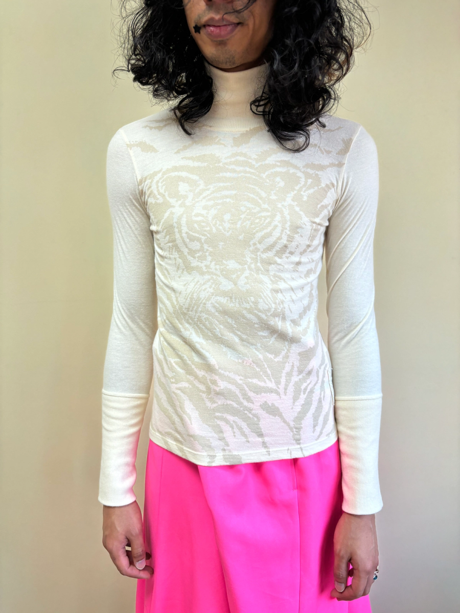 Krizia White Tiger Sweater product image