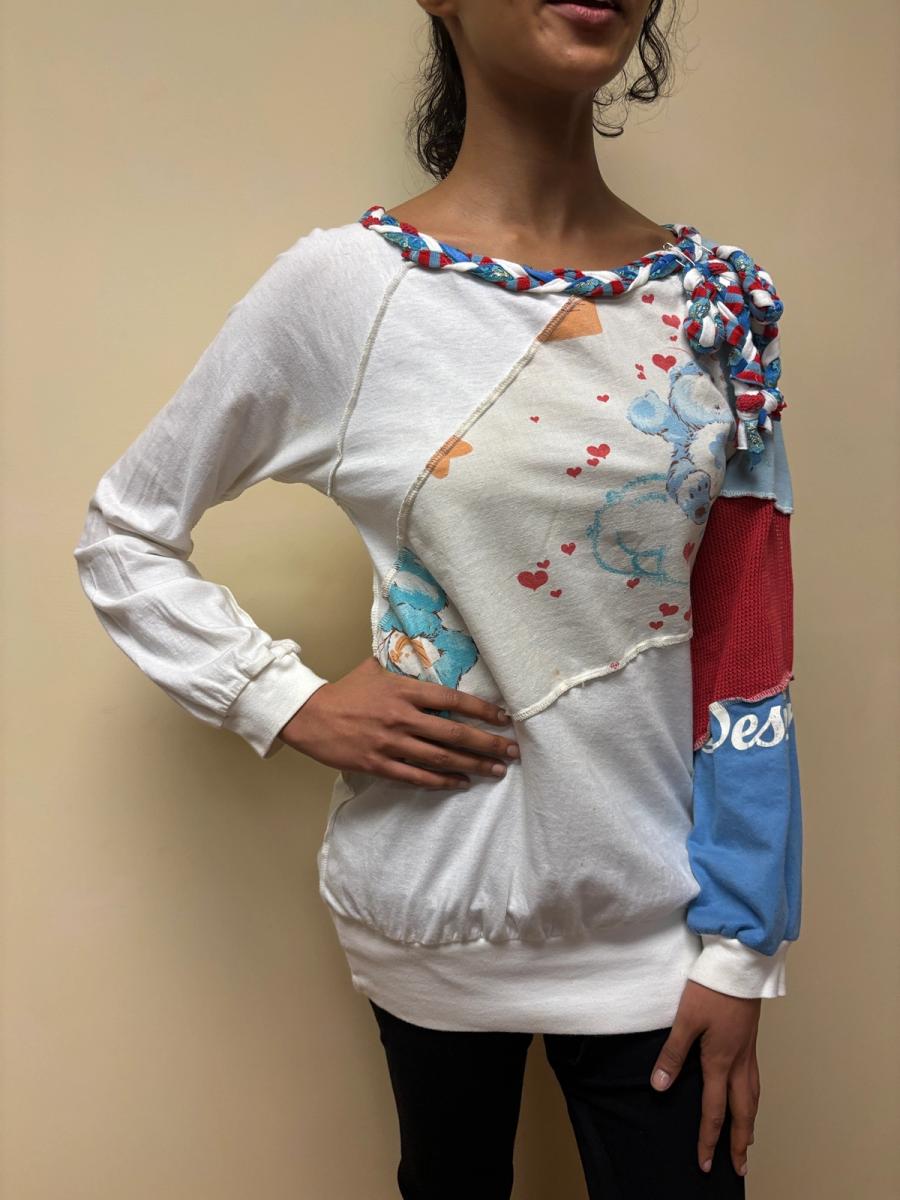 Naoko Ushiro Glamorous Patchwork Bear Shirt product image