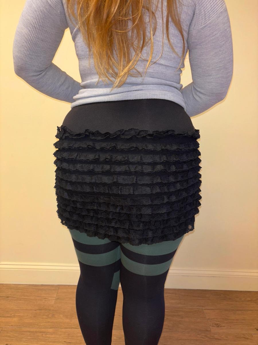 80s Chantal Thomass 'Suite' Ruffled Miniskirt product image