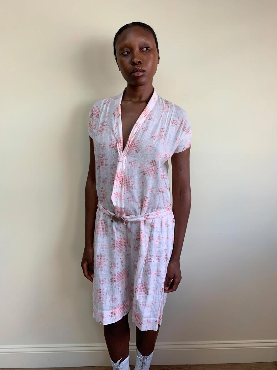 1920s Pixelated Rose Dress product image