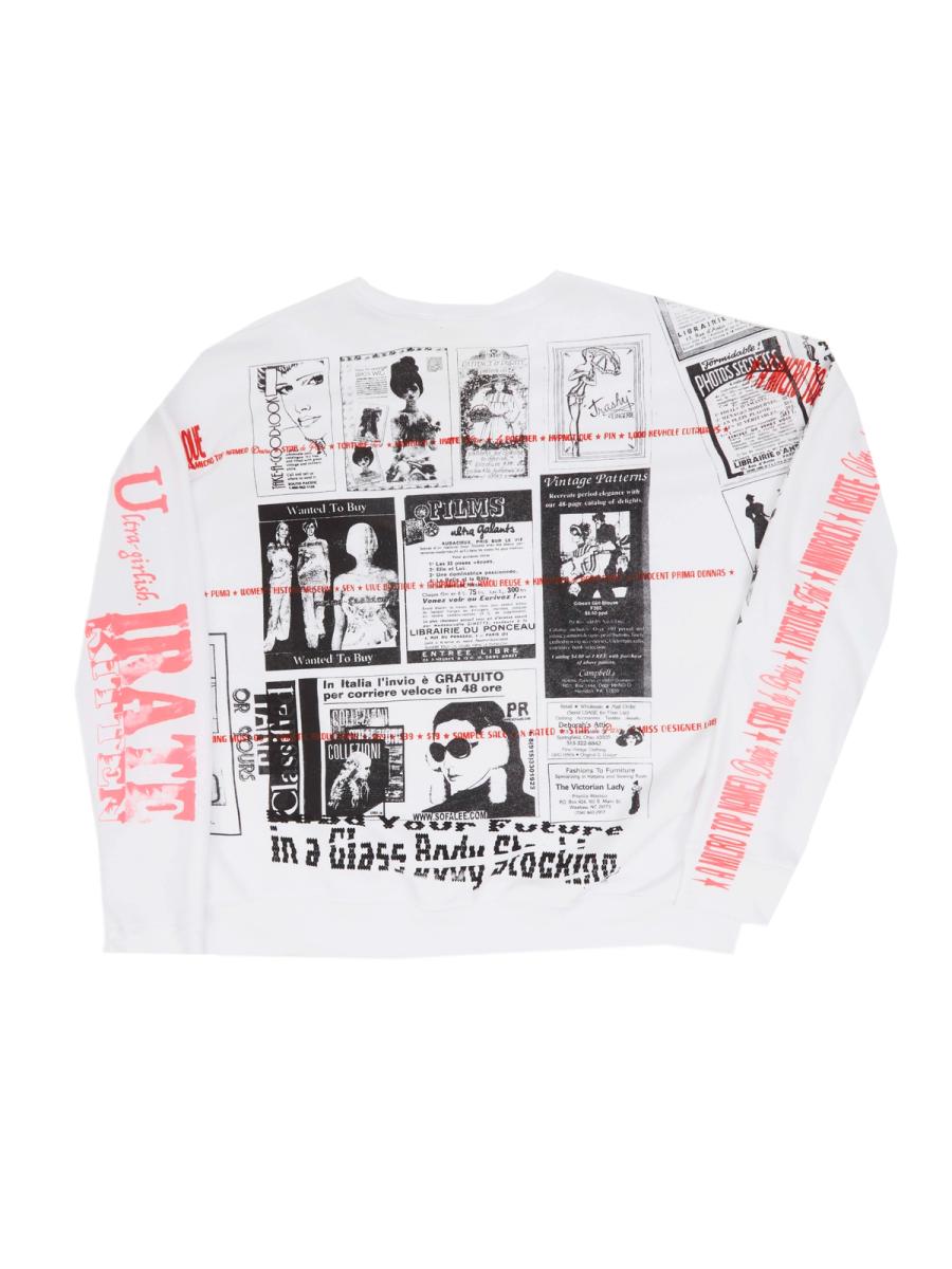 SEX-APPEAL Newsprint Sweatshirt - #8 Le Pacifier product image