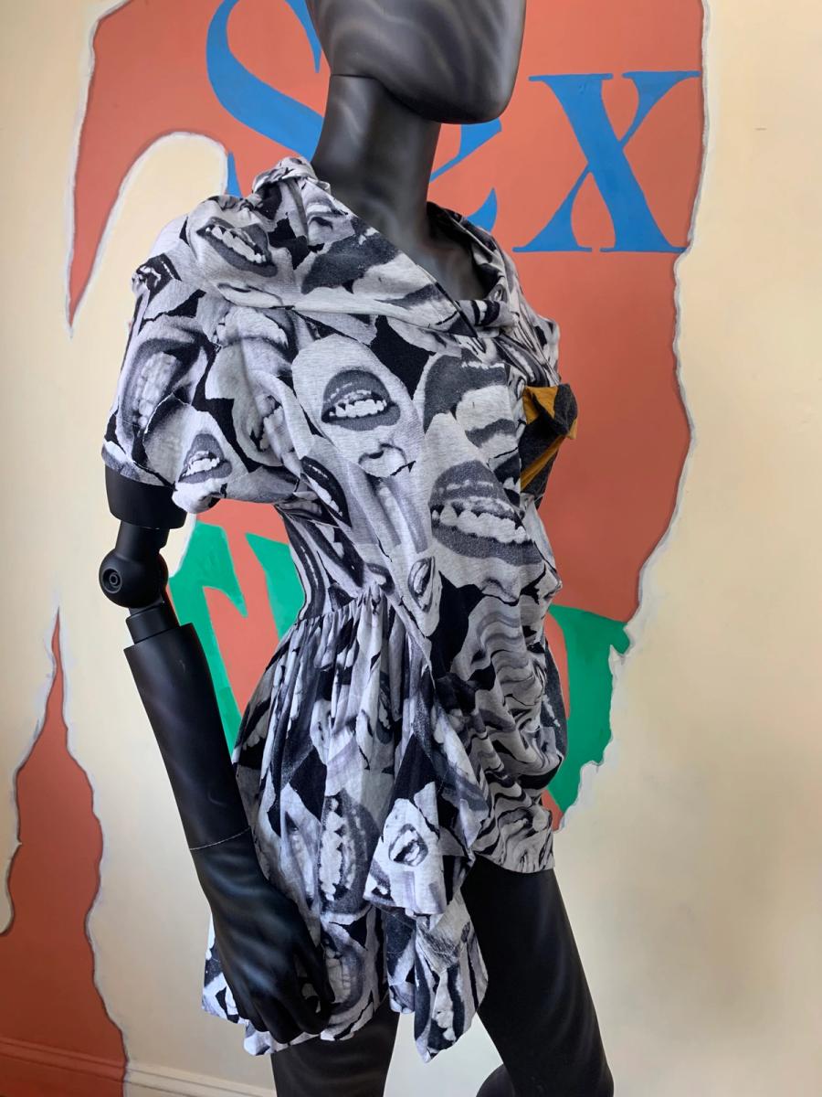 Bernhard Willhelm Irregular Lip Print Tunic product image