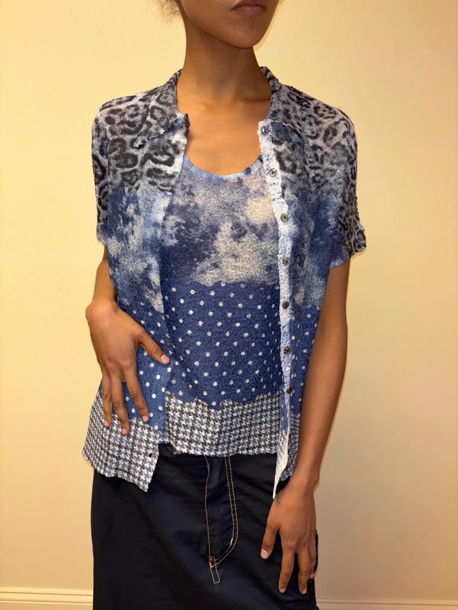 Vintage Yoshiki Hishinuma Pleated Leopard Set product image