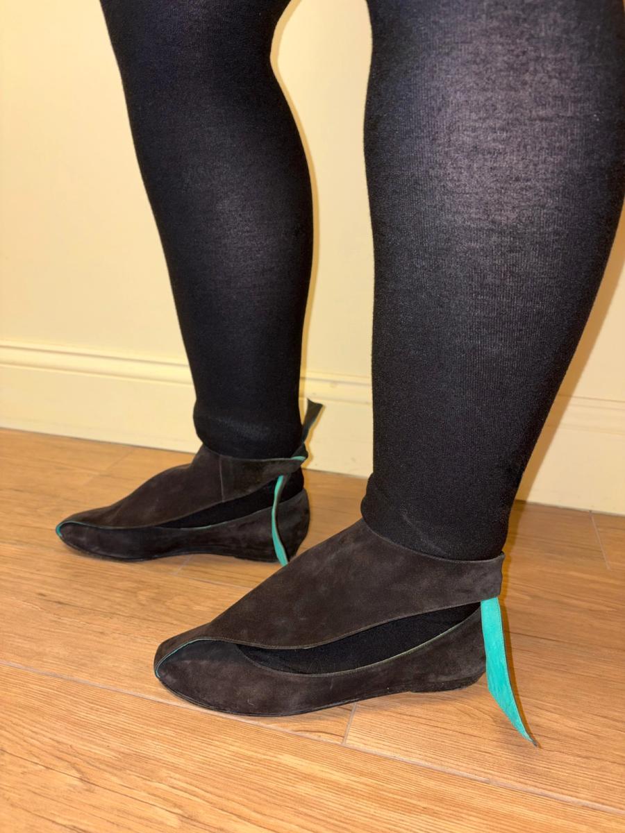 80s Flat Shoes with Ankle Straps product image