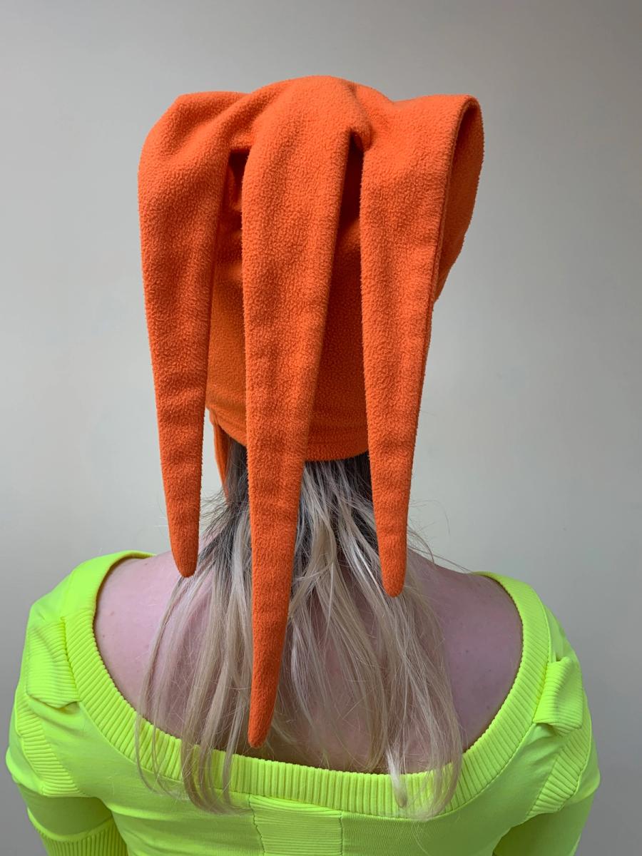 Fötus Orange Fleece Spike Hat product image