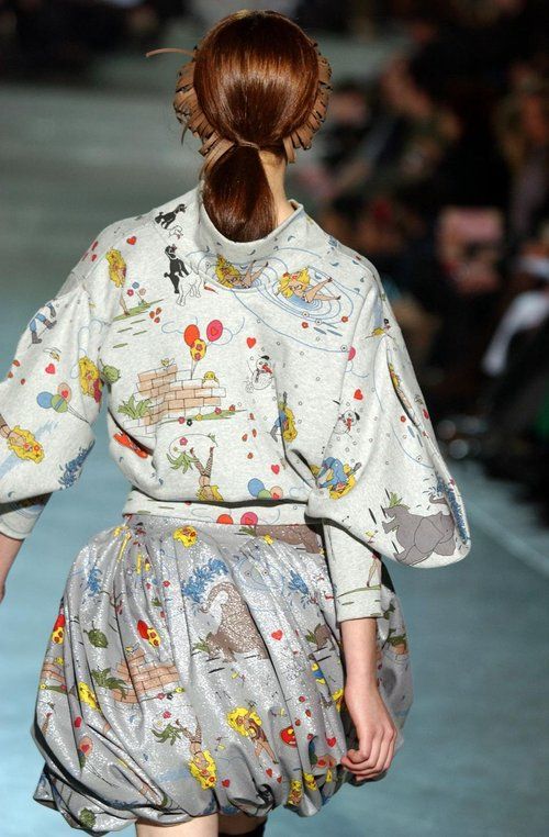 Autumn Winter 2003-2004 Bernhard Willhelm Bimbo Sweatshirt Top product image