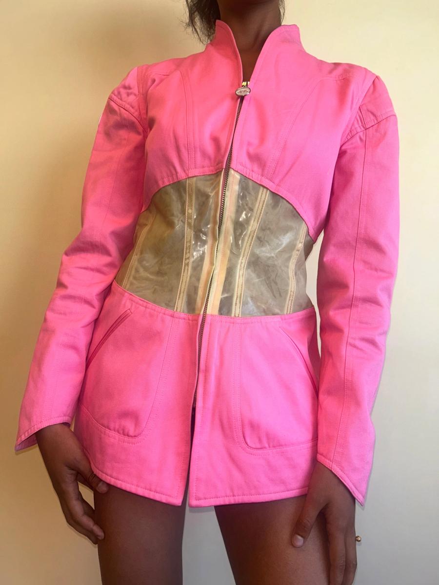 Thierry Mugler Trademark MTM Hot Pink PVC Jacket product image